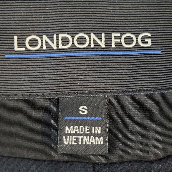 London Fog Womens Full Snap Front Beltless Removable Hood Rain Coat - Size S - Picture 14 of 16